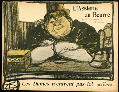 Obálka „“ „L’Assiette au Beurre““, číslo 146, satirická barva od Georges Dupuis