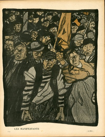 Máselný talíř, číslo 153, satirické barvy od Georges Dupuis