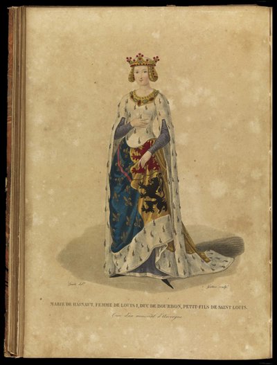 Marie z Avesnes 1280-1354, konec 18. století. od Georges Jacques Gatine