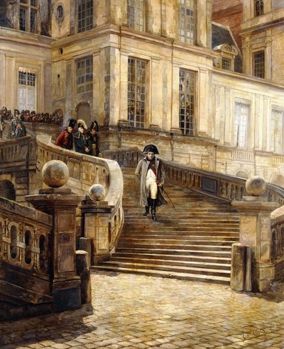Napoleonova abdikace, kolem 1890-1899 od Georges Jules Auguste Cain