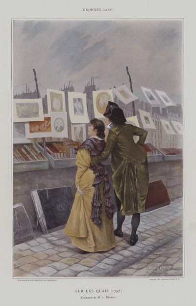 On the Quays (1795) od Georges Jules Auguste Cain