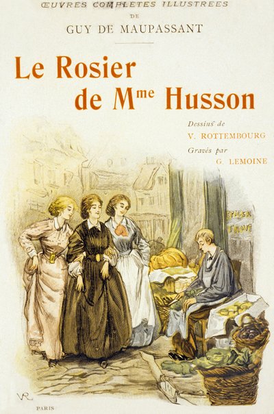 Obálka knihy "Le Rosier de Mme Husson", Guy de Maupassant od Georges Lemoine