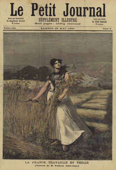 Obálka Le Petit Journal, 23. května 1891 od Georges Louis Poilleux Saint Ange