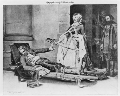 Tadeusz Kosciuszko odmítá meč nabízený Kateřinou II., 1883 od Georges Louis Poilleux Saint Ange