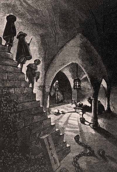 La Cave Pénale - ilustrace z L