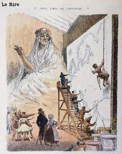Evropa. Kresba Georgese Meuniera (1869-1942). V ""Le Rire Rouge"" od Georges Meunier