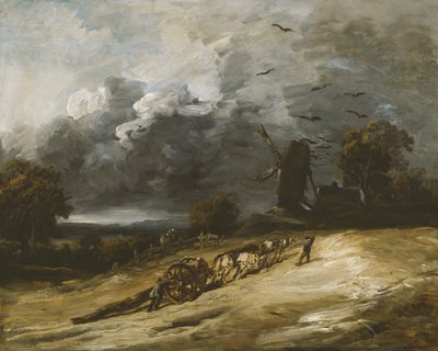 Bouře, 1814-30 od Georges Michel