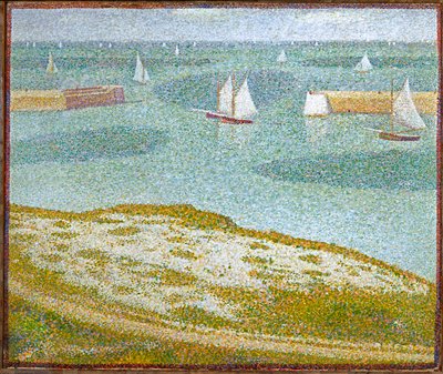 Vjezd do přístavu (olej na plátně) od Georges Pierre Seurat