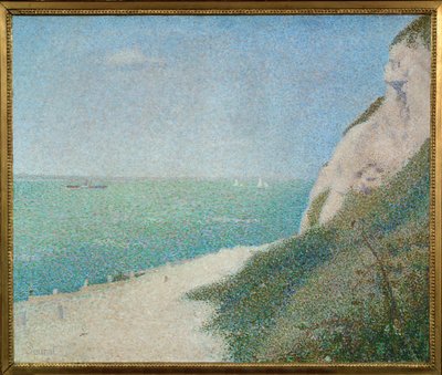 La Greve du Bas Butin, Honfleur (olej na plátně) od Georges Pierre Seurat