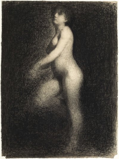 Nahá, asi 1881-1882. od Georges Pierre Seurat