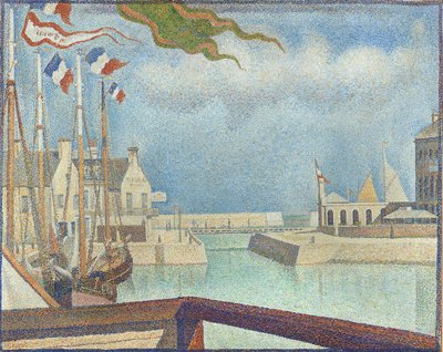 Neděle v Port-en-Bessin od Georges Pierre Seurat