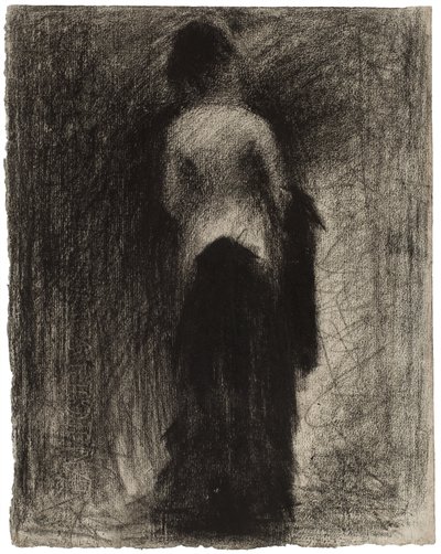 Promenáda, kolem roku 1882 od Georges Pierre Seurat