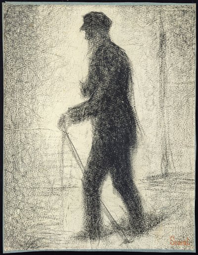 Chůze, kolem roku 1882 od Georges Pierre Seurat