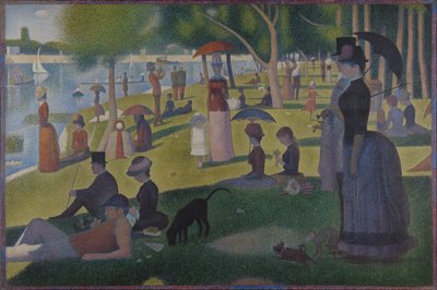 Neděle na La Grande Jatte -- 1884 od Georges Seurat