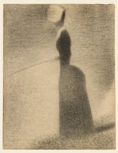 Žena při rybaření od Georges Seurat