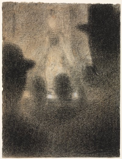 V kavárně Parisien od Georges Seurat