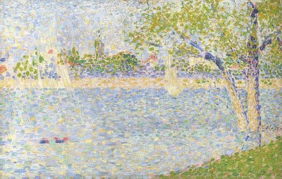 Seina při pohledu z Grande Jatte. 1888 od Georges Seurat