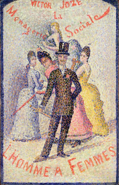 Dámy Muž od Georges Seurat
