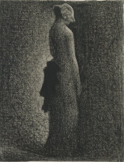 Černá kravata od Georges Seurat