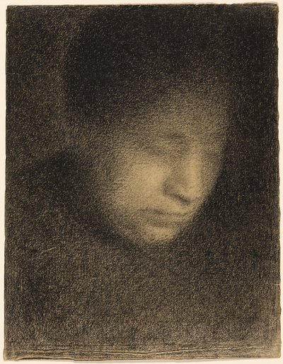 Madame Seurat, matka umělce (Madame Seurat, mère) od Georges Seurat