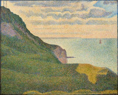Mořská krajina v Port-en-Bessin, Normandie od Georges Seurat