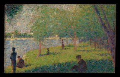 Studie k obrazu „Nedělní odpoledne na ostrově La Grande Jatte“ od Georges Seurat