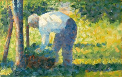 Zahradník, 1882-83 od Georges Seurat