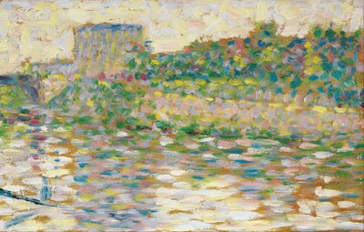 Seina v Courbevoie od Georges Seurat