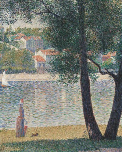 Seina v Courbevoie od Georges Seurat