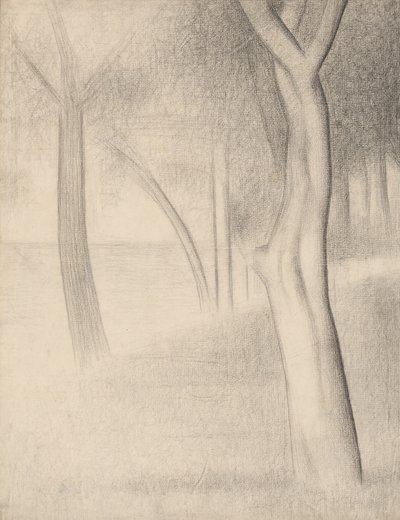 Stromy (studie pro La Grande Jatte) od Georges Seurat