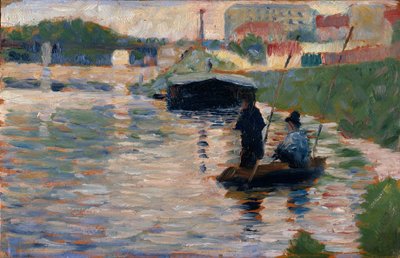 Pohled na Seinu, 1882-83 od Georges Seurat