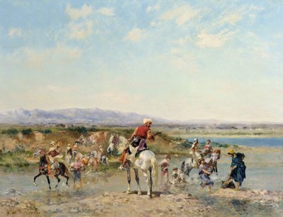 Arabové v oáze od Georges Washington