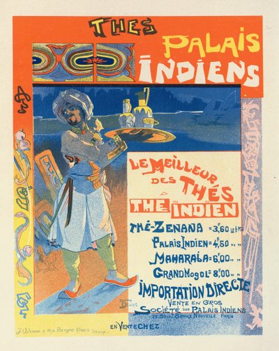 Čaje z indického paláce, c. 1900. od Georges de . Feure