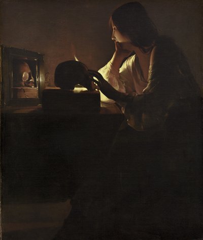 Kající Magdalena, 1635-40 od Georges de La Tour