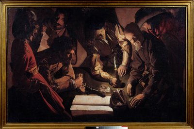 Peníze platí také znamenají vyřizování účtů. Obraz od Georgese De La Tour (1593-1652) od Georges de La Tour