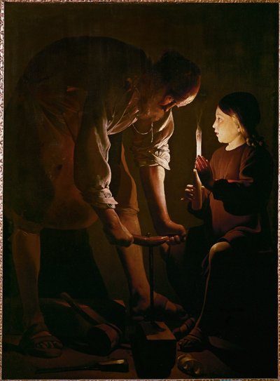 Tesař sv. Josefa ... od Georges de La Tour