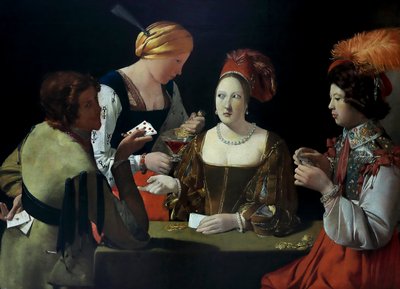 Huijaus timanttiässällä od Georges de La Tour