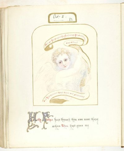 Bez názvu [cherubínský a náboženský text], 185568. od Georgina Cowper