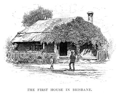 „První dům v Brisbane“, Austrálie, 1886. od Georgius