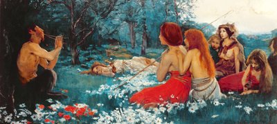 Pánev (olej na plátně) od Gerald Fenwick Metcalfe