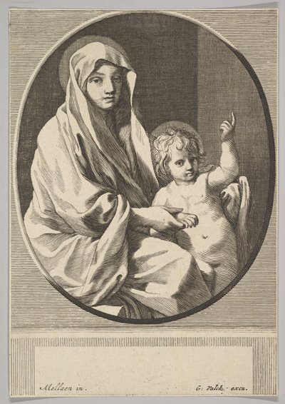 Panna a dítě. od Gerald Valck