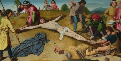 Kristus je přibit na kříž. kolem roku 1481 od Gerard David