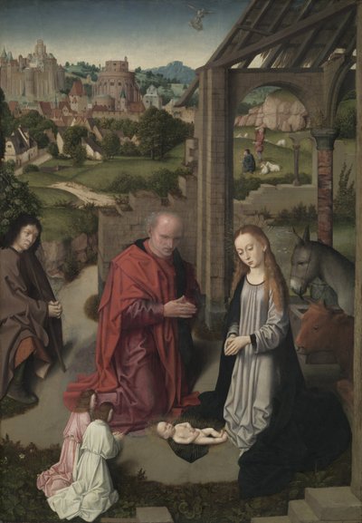 Narození Páně, kolem 1485-90 od Gerard David
