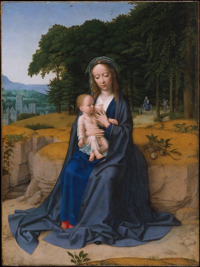 Zbytek na útěku do Egypta od Gerard David