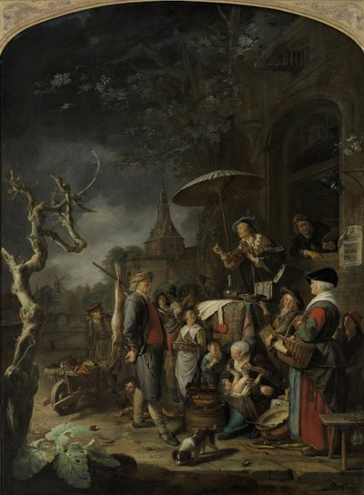 The Quack, 1652 od Gerrit Dou