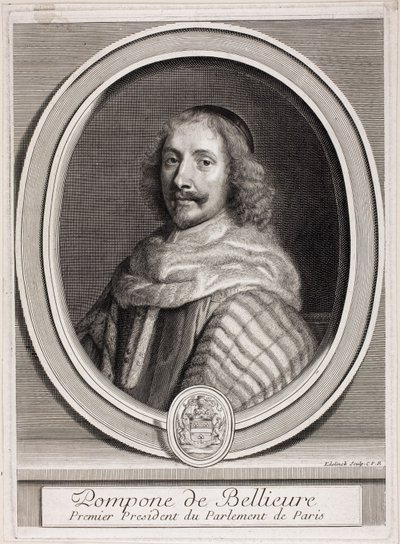 Pompon de Bellièvre od Gérard Edelinck