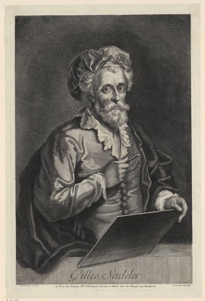 Portrét Jacquese Bénigna Bossueta od Gérard Edelinck