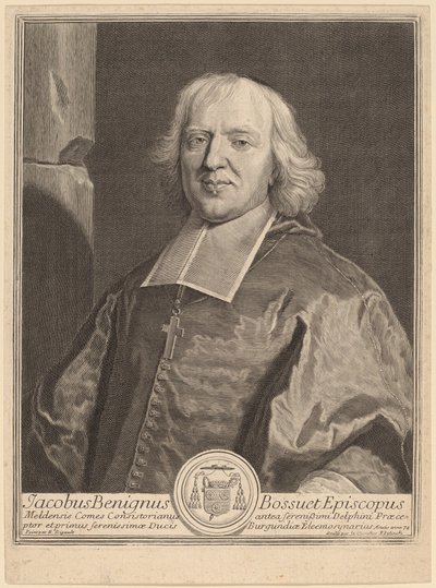 Jacques Benigne Bossuet od Gerard Edelinck after Hyacinthe Rigaud