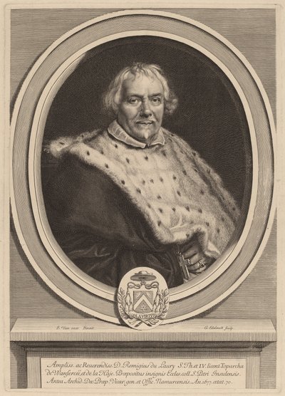 Remi Du Laura od Gerard Edelinck after Jacob van Oost II
