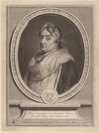 Nicolas de Blampignon od Gerard Edelinck after Joseph Vivien